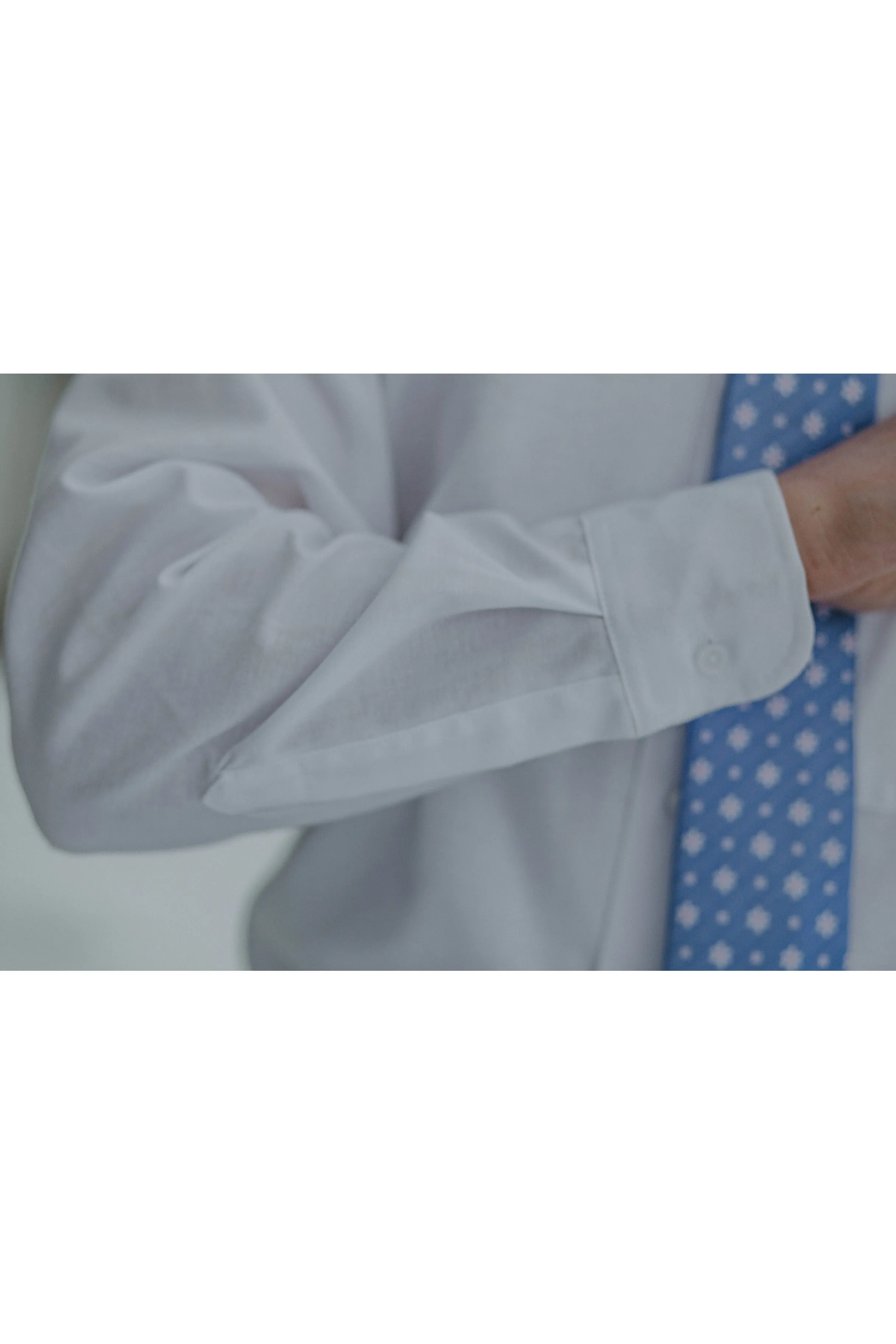 Long Sleeve Oxford Shirt White