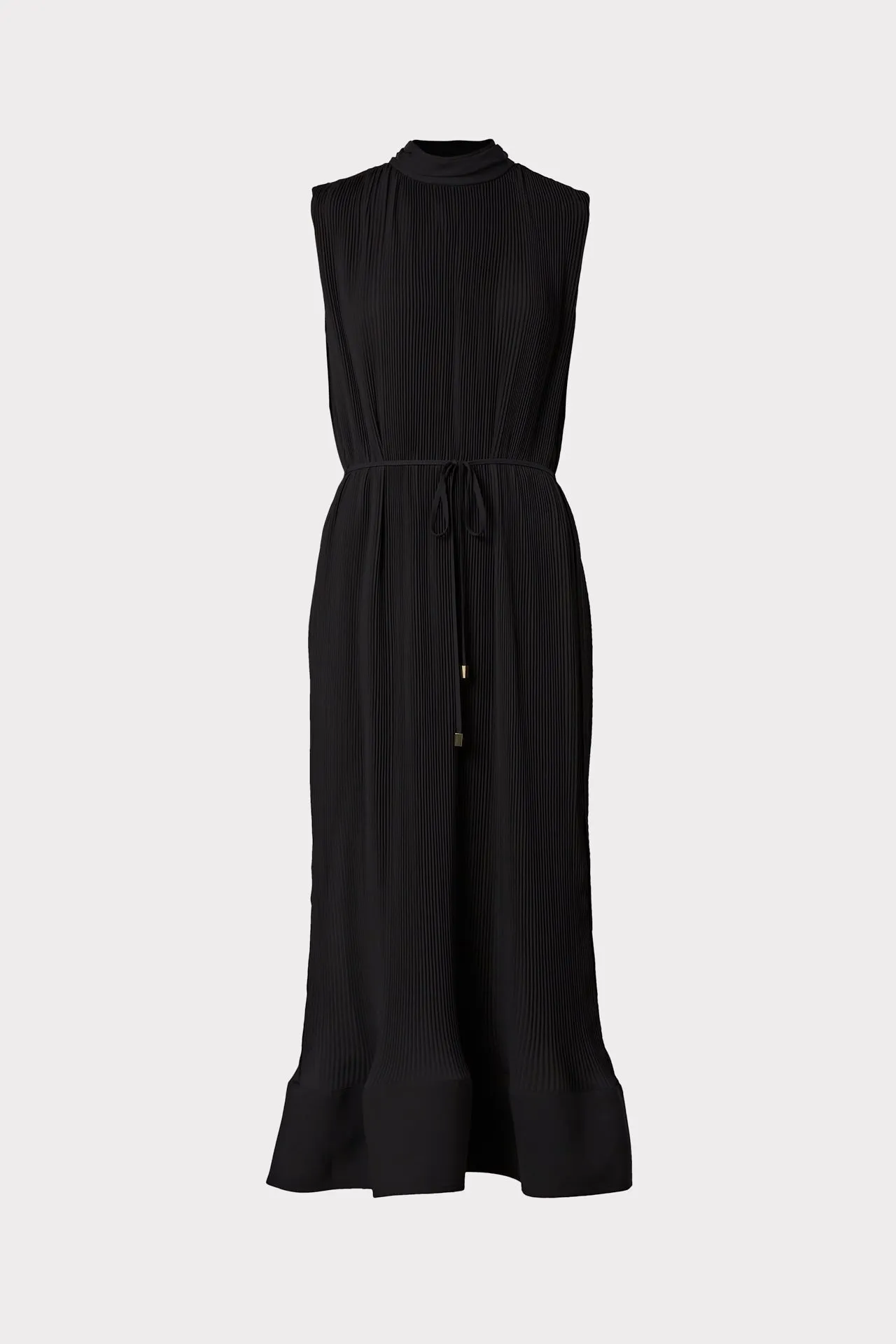 Melina Solid Pleated Dress