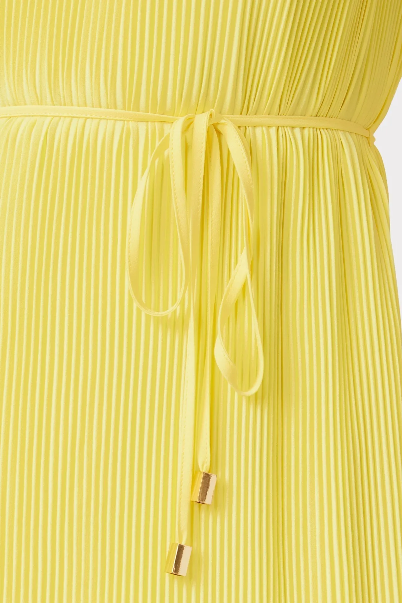 Melina Solid Pleated Dress
