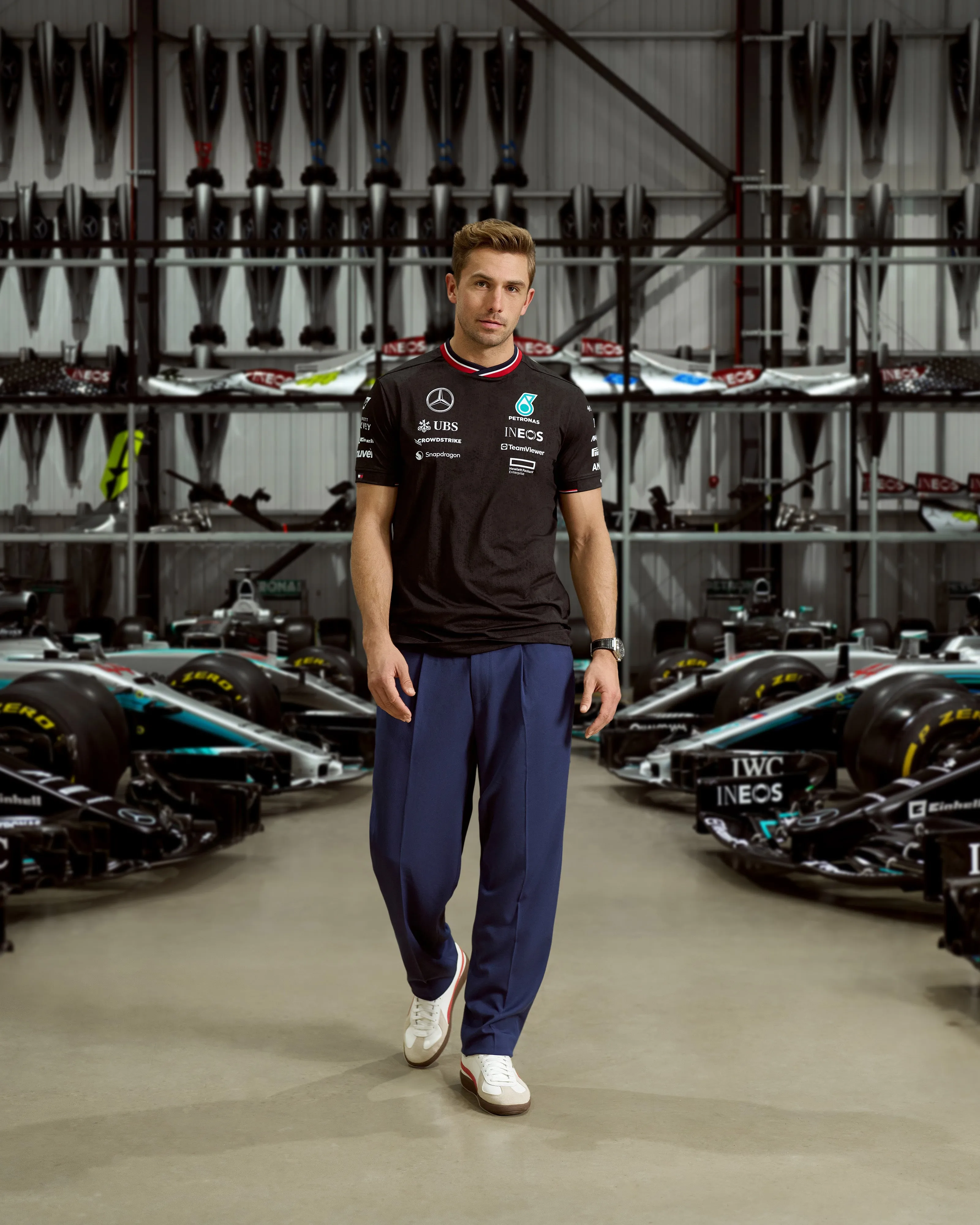 Mens 2024 Team Driver Tee Black