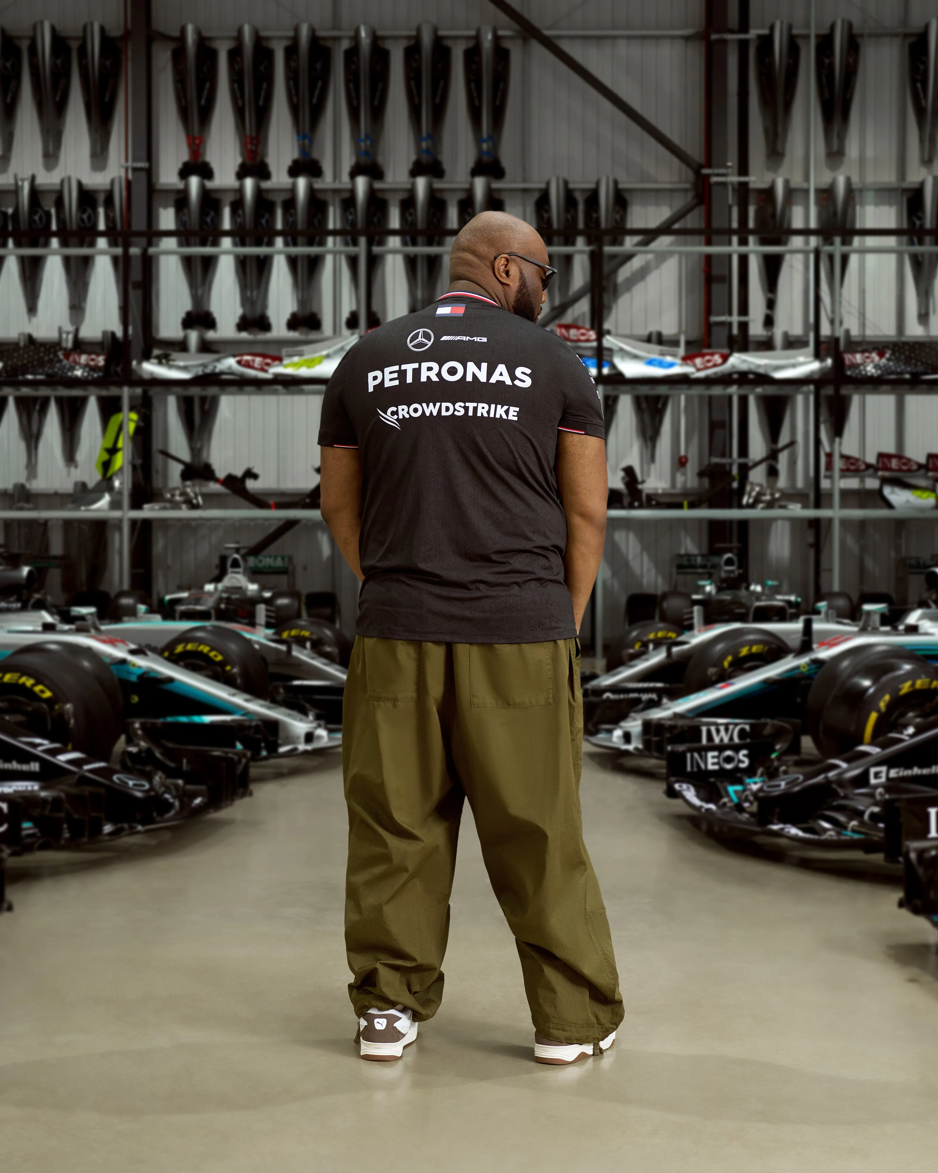 Mens 2024 Team Driver Tee Black