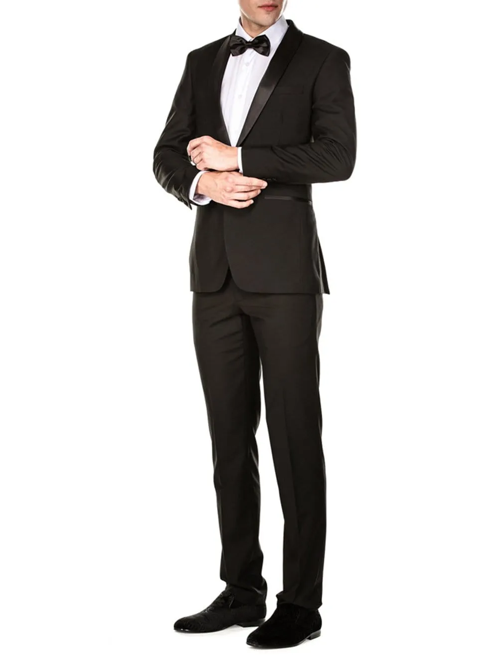 Men's Slim Fit Shawl Lapel Tuxedo
