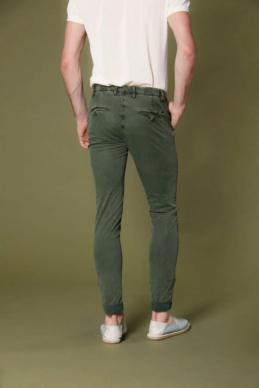Milano Style Essential pantalone chino uomo in twill stretch extra slim fit