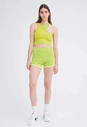 NAGNATA Retro Short 2.0 - Lime/ Chartreuse