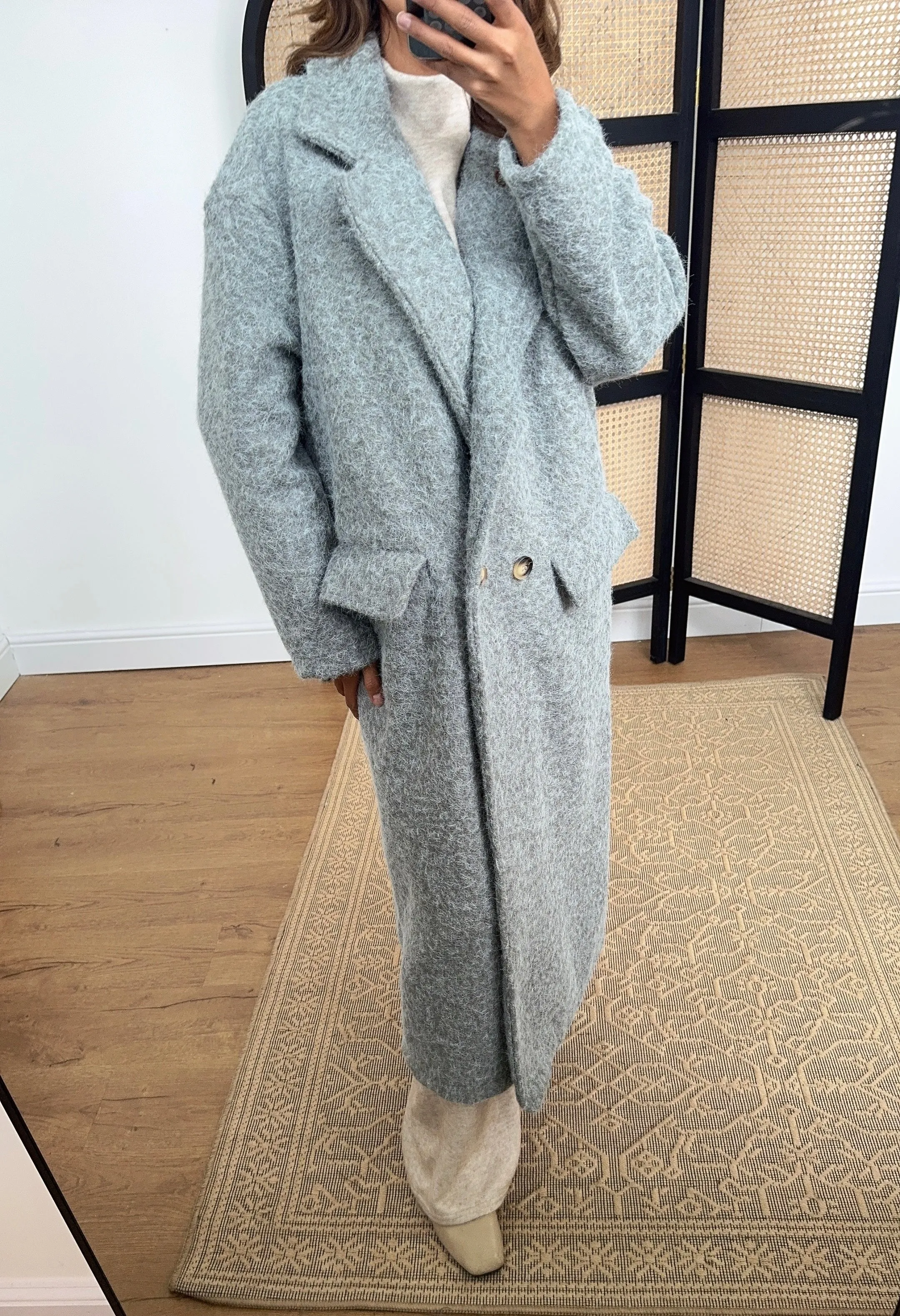 Nina coat in grey