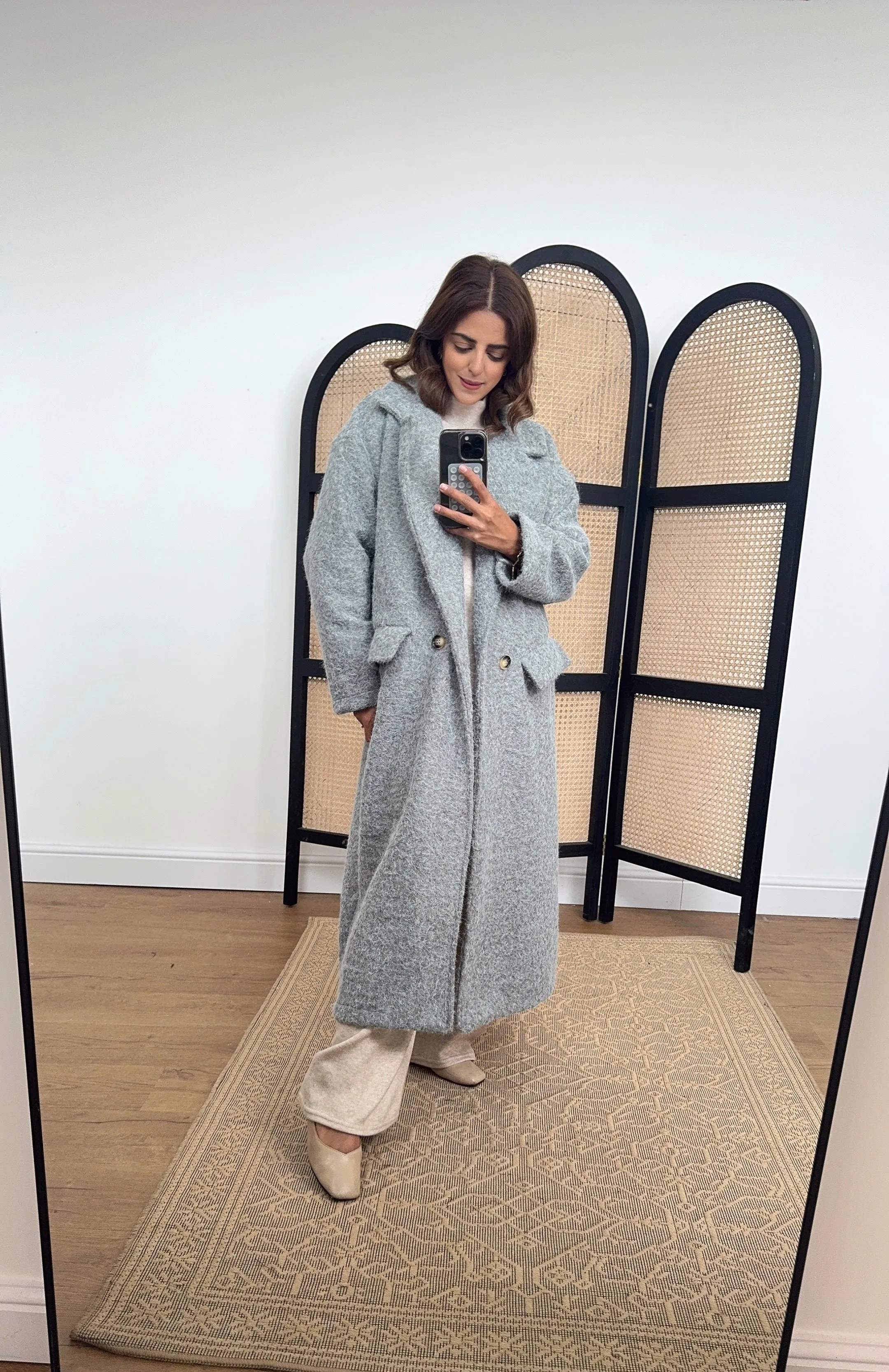 Nina coat in grey