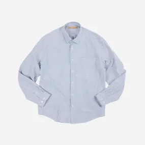 OG STRIPED OXFORD OVERSIZED SHIRT - BLUE