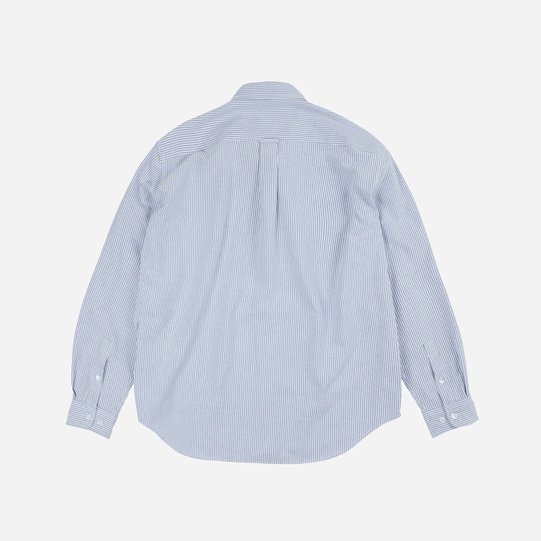 OG STRIPED OXFORD OVERSIZED SHIRT - BLUE