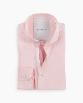 Pink Oxford Twin Trim Shirt