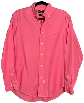 "The Big Oxford" Pink Button Down Shirt by Ralph Lauren