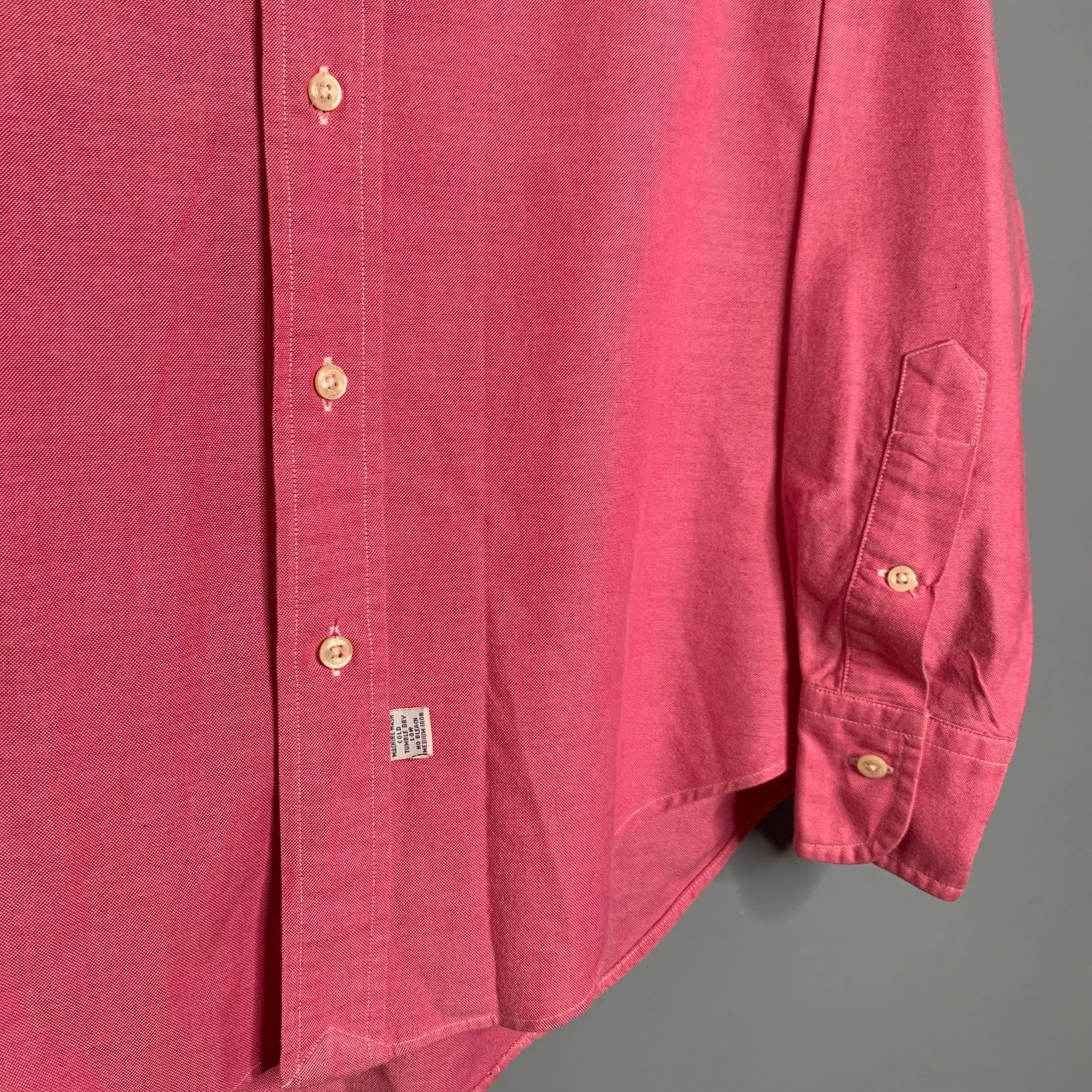 "The Big Oxford" Pink Button Down Shirt by Ralph Lauren