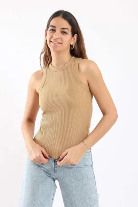 Racer Back Ribbed Top