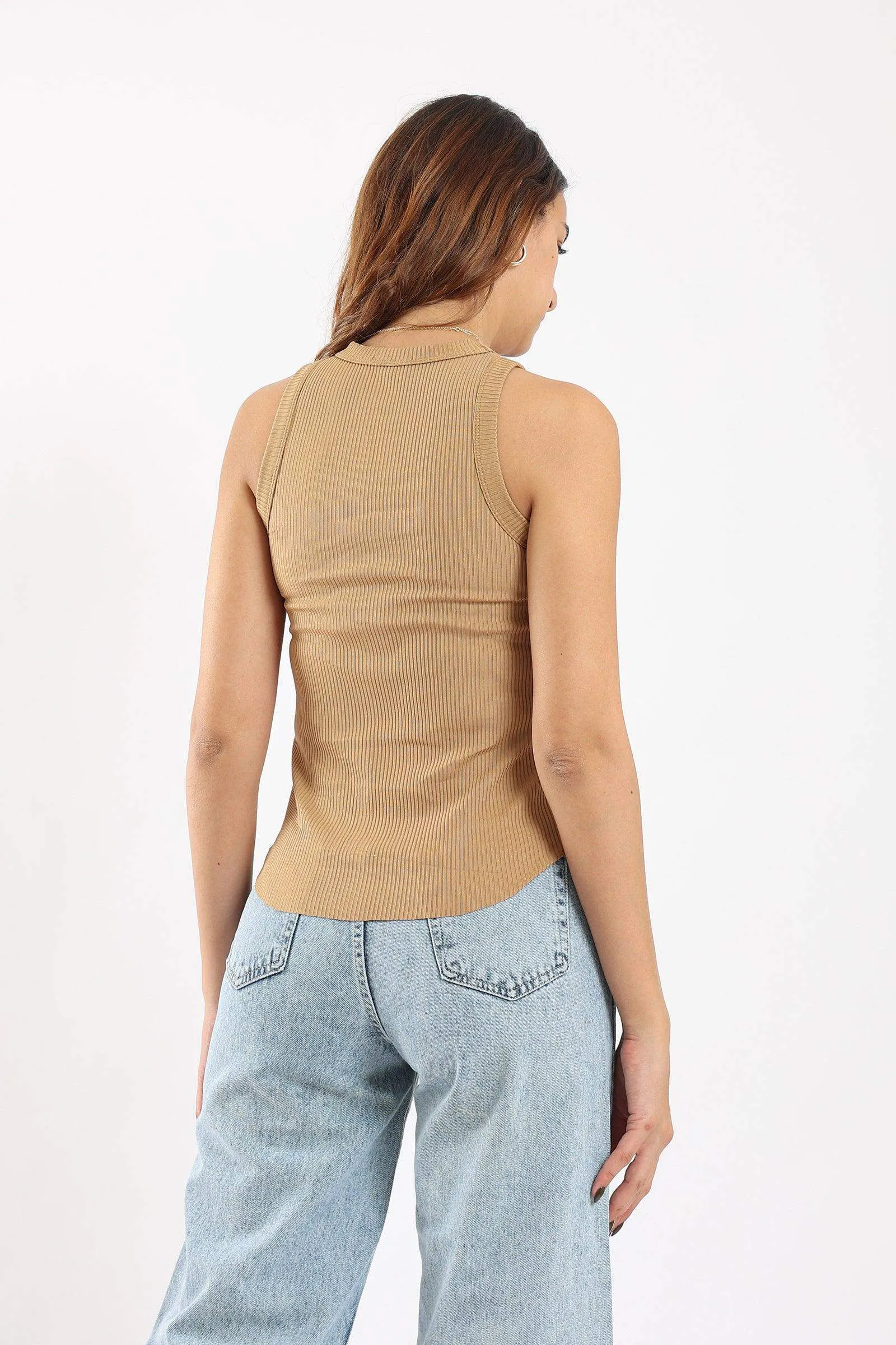 Racer Back Ribbed Top
