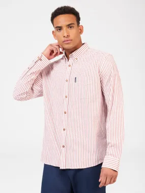 Recycled Cotton Oxford Stripe Shirt