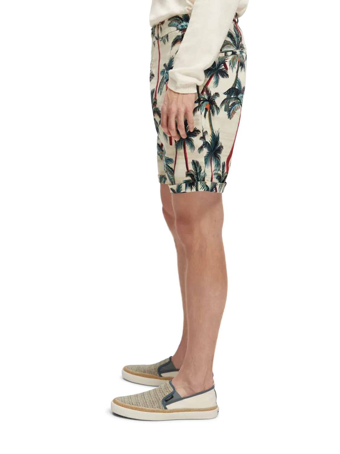 Scotch & Soda - Stuart - Printed Chino Shorts - Palm Trees