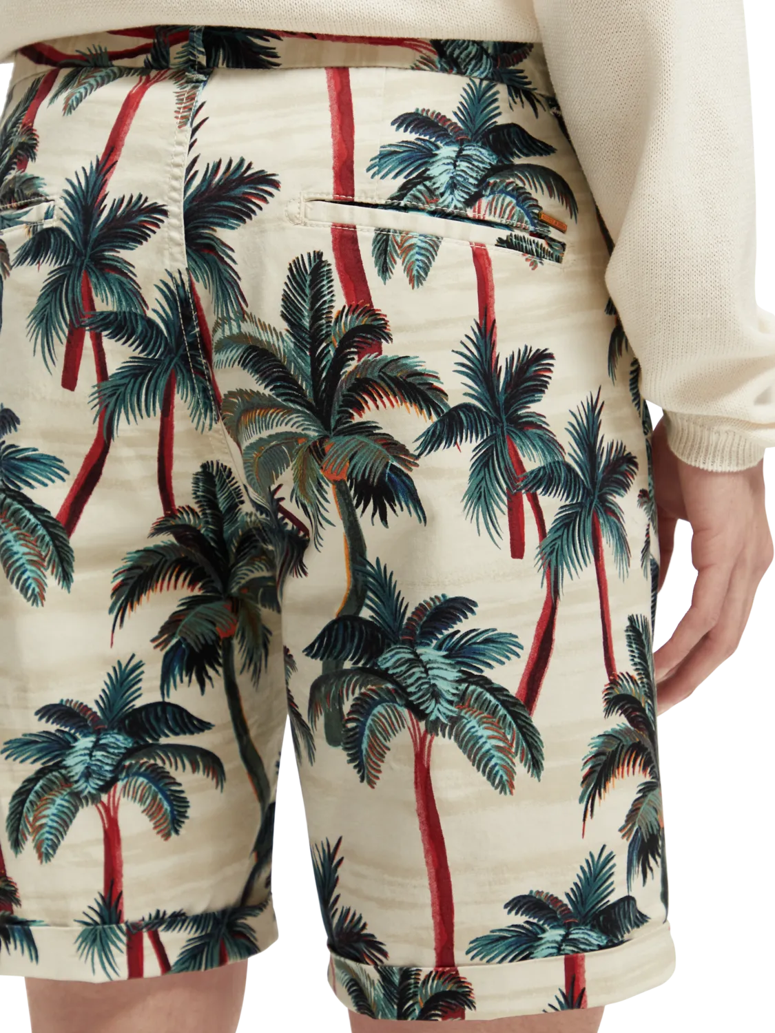 Scotch & Soda - Stuart - Printed Chino Shorts - Palm Trees