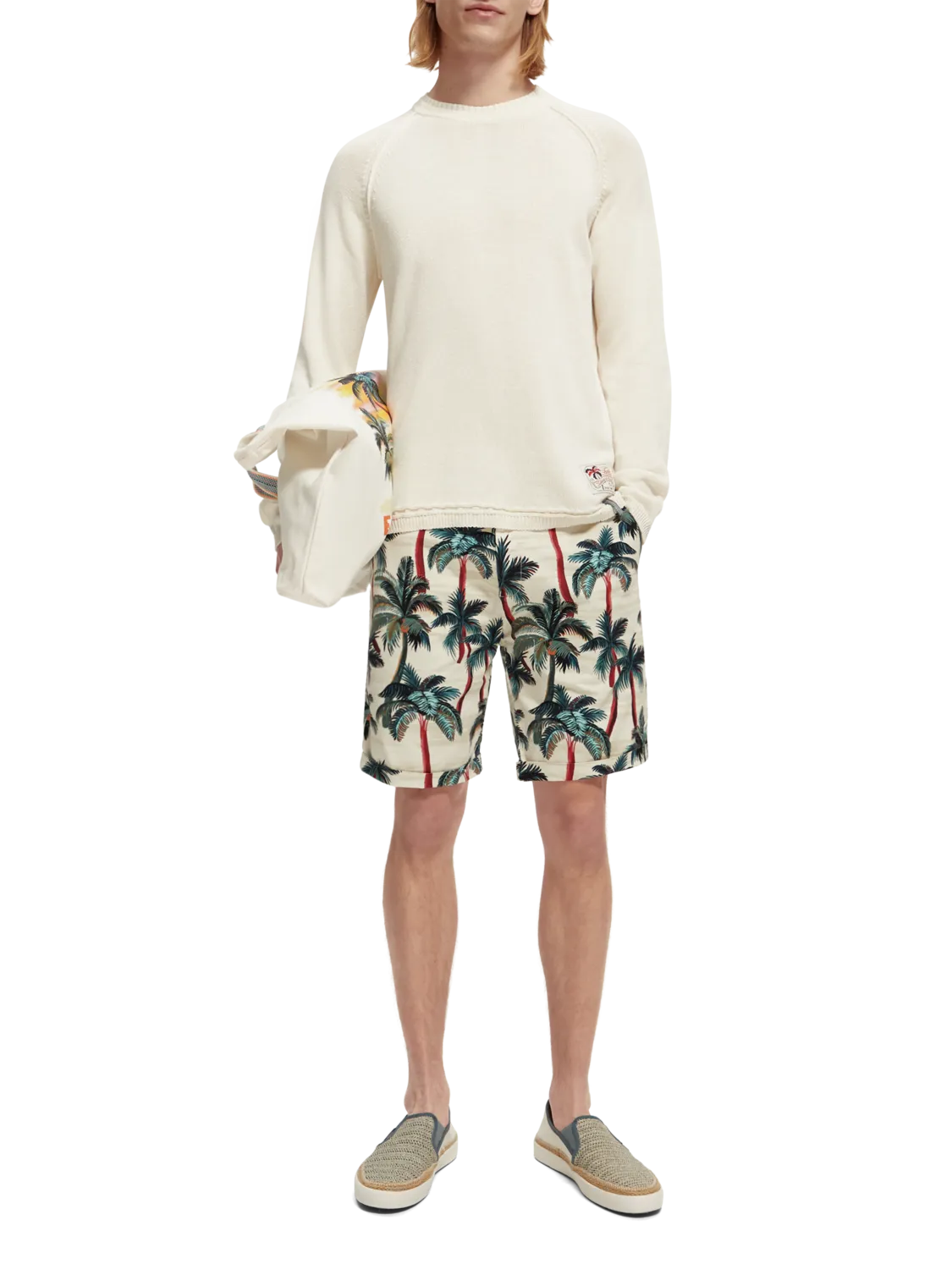 Scotch & Soda - Stuart - Printed Chino Shorts - Palm Trees