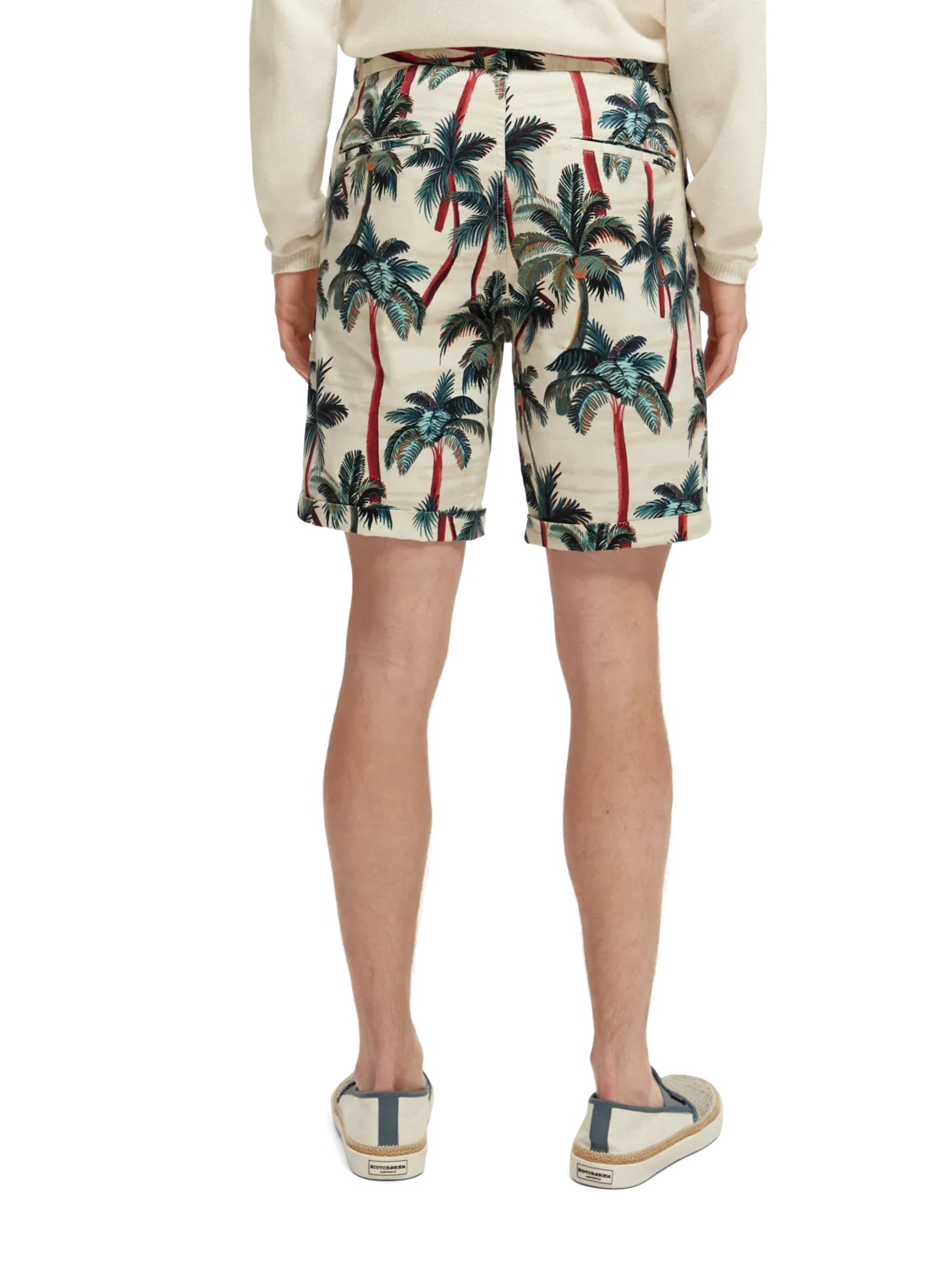 Scotch & Soda - Stuart - Printed Chino Shorts - Palm Trees