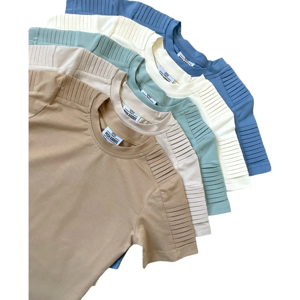 Short Sleeve Biker Shirt- Steel