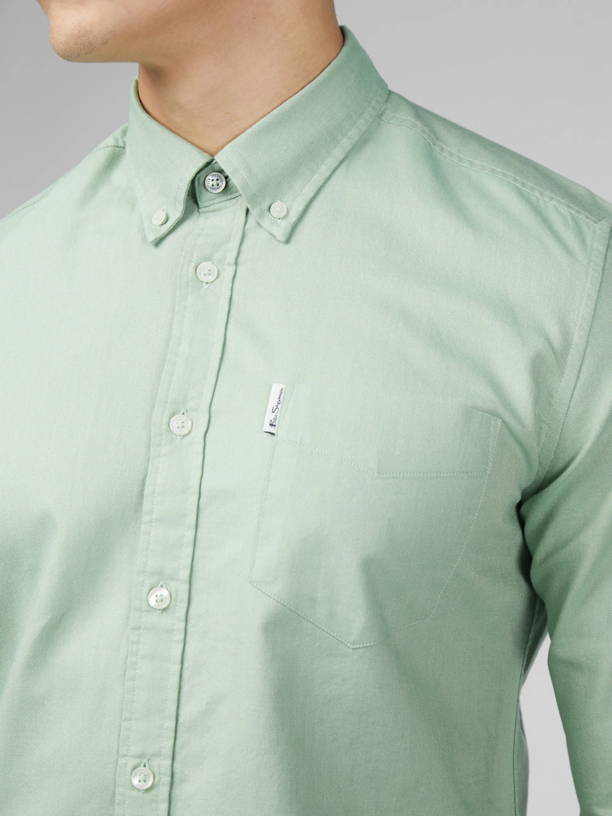 Signature Oxford - Long Sleeve - Grass Green