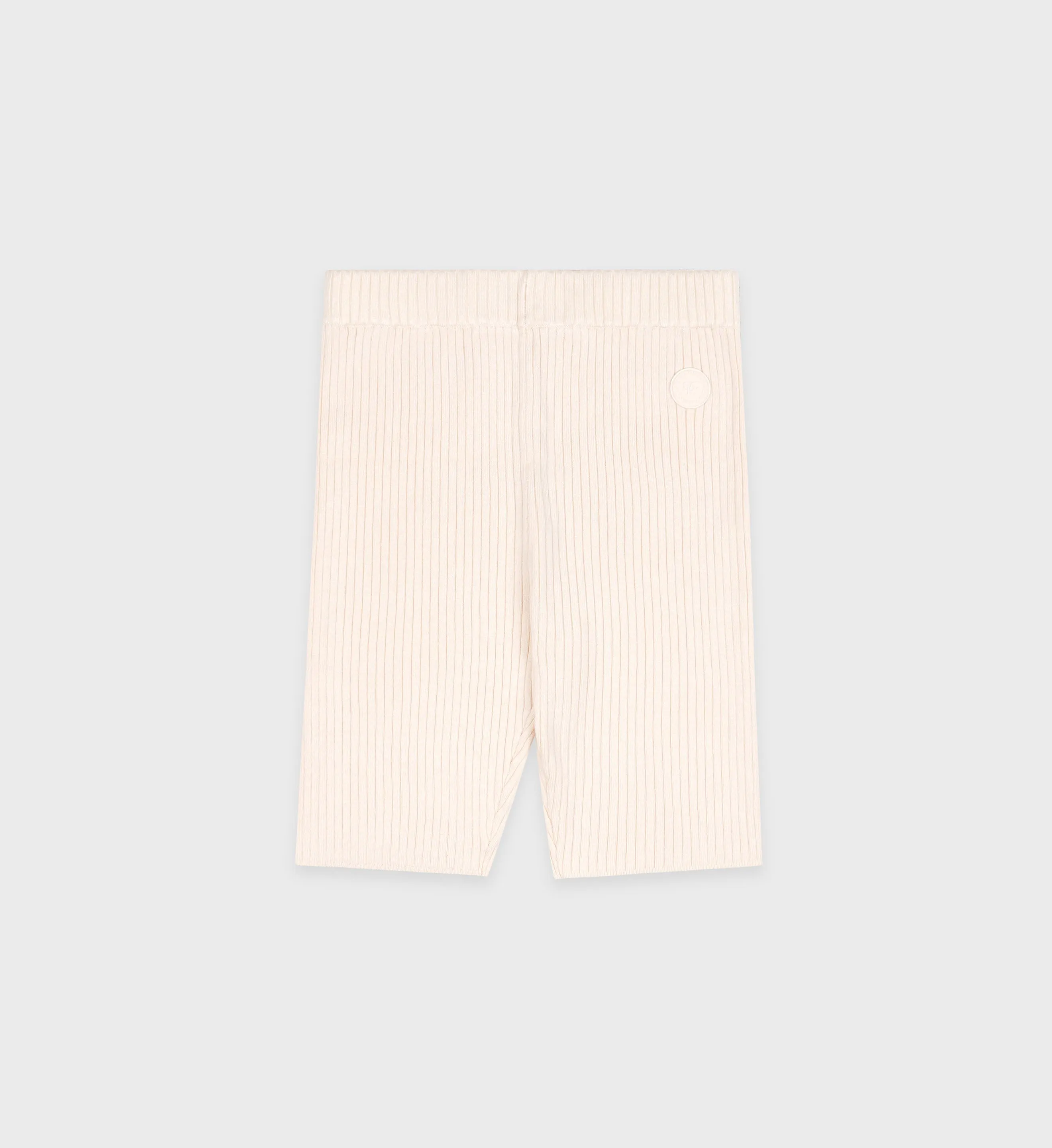 SRHWC Ribbed Biker Short - Cream