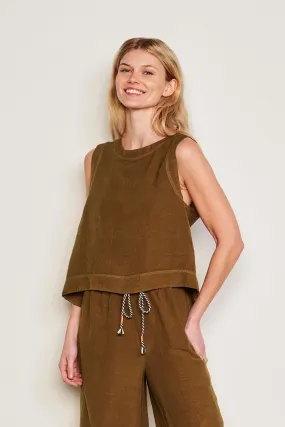 Sundry Shell Tank in Olive