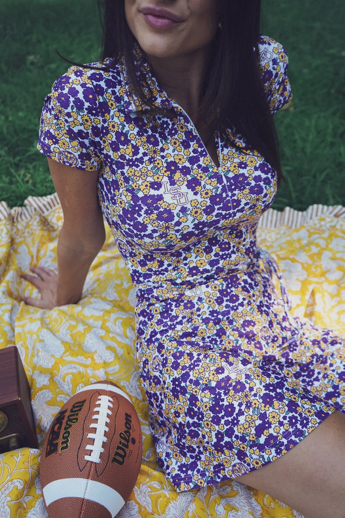 Tailgate Collection Ivy Dress - LSU Floral
