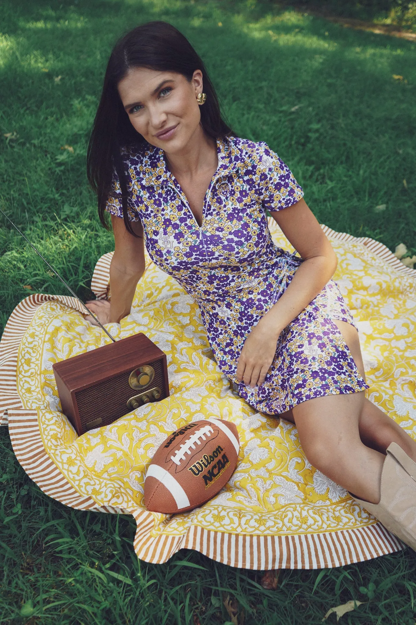 Tailgate Collection Ivy Dress - LSU Floral