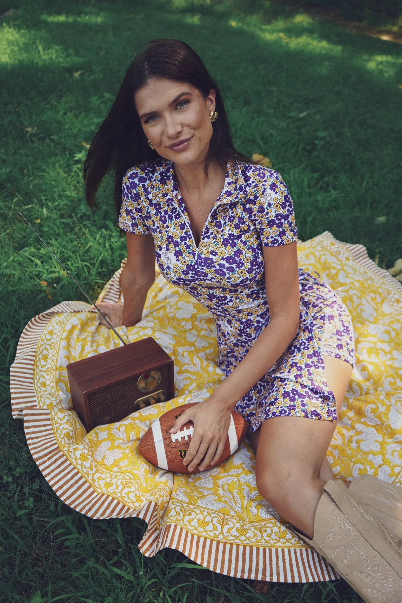 Tailgate Collection Ivy Dress - LSU Floral