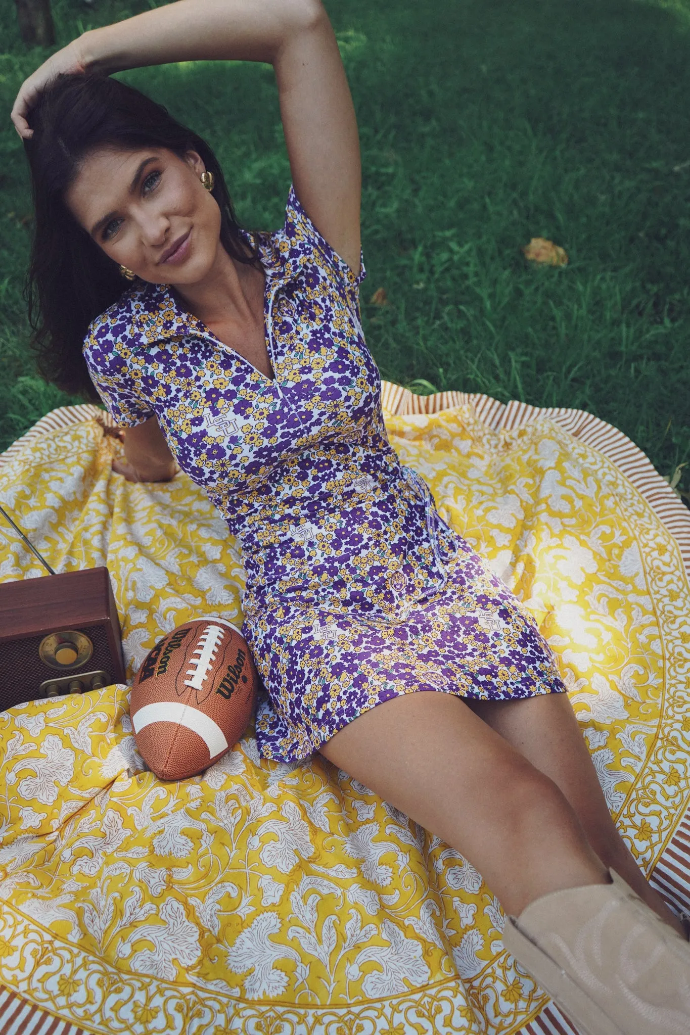 Tailgate Collection Ivy Dress - LSU Floral