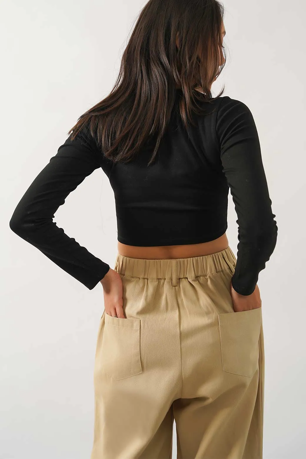 TAILORED WIDE PANTS