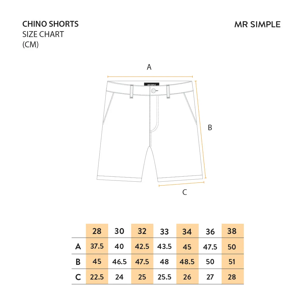 Taylor Stretch Chino Short - Khaki