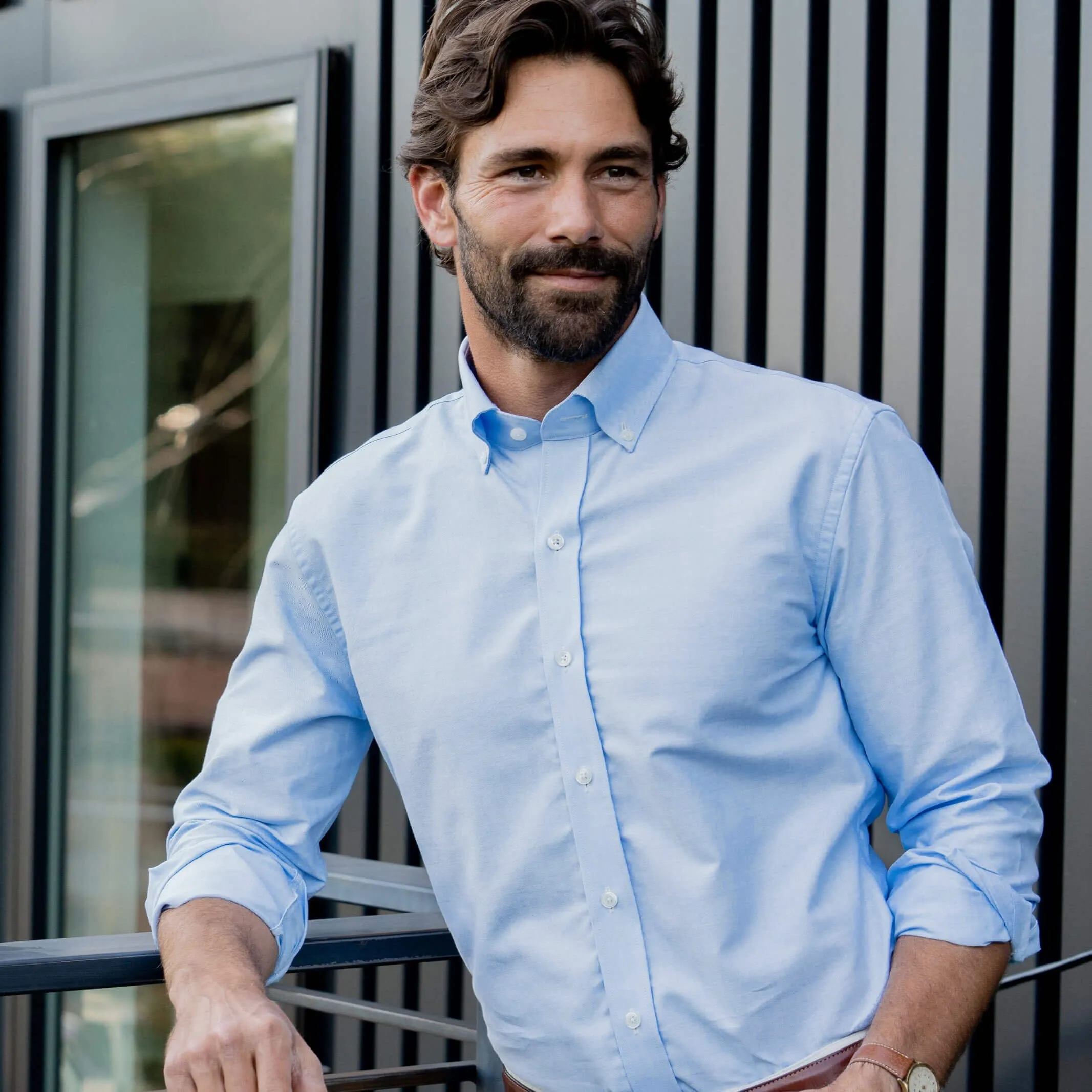 The Light Blue Mayfield Oxford Custom Shirt
