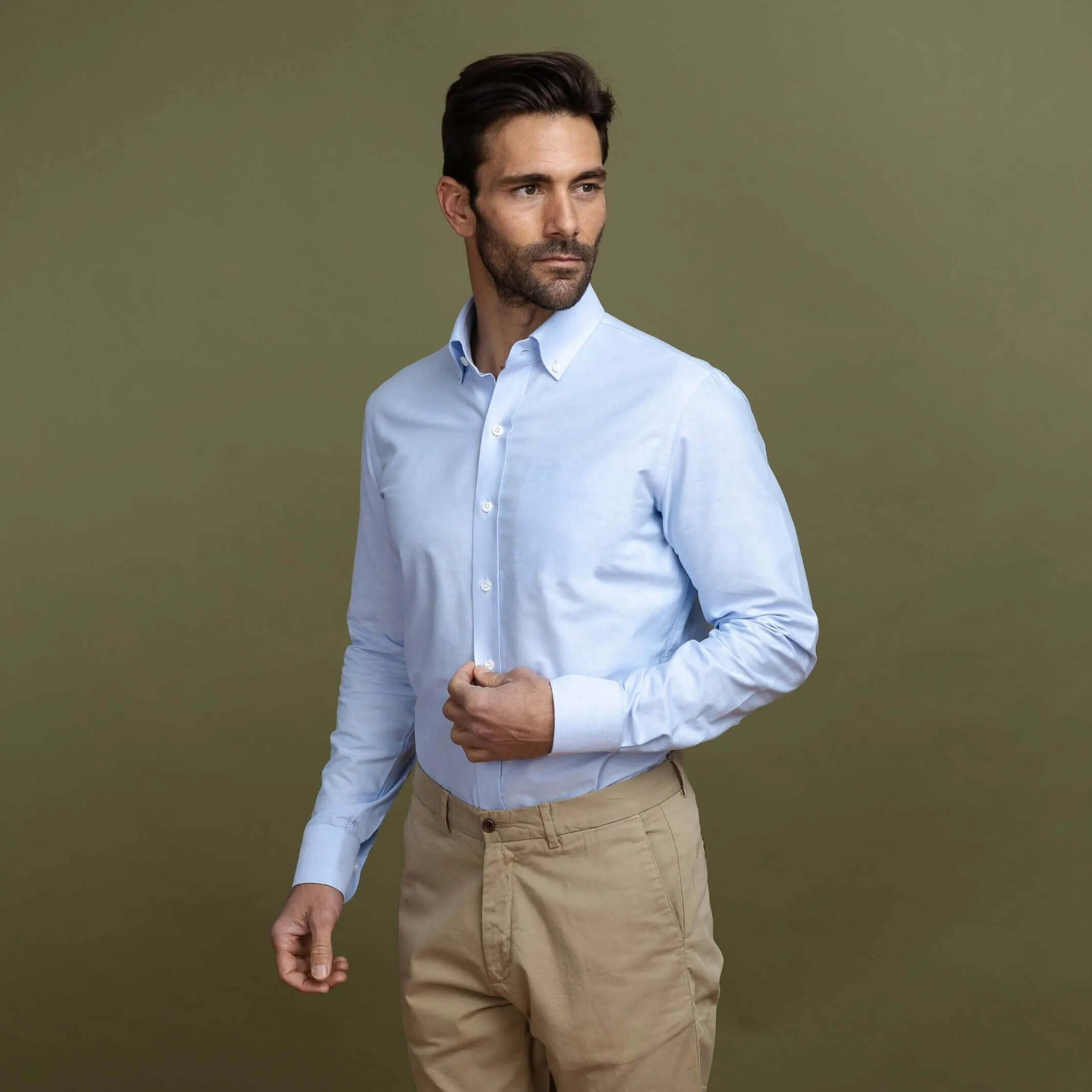 The Light Blue Mayfield Oxford Custom Shirt