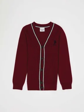 USPA Boy Cardigan Bordeaux VR014 USPCN060