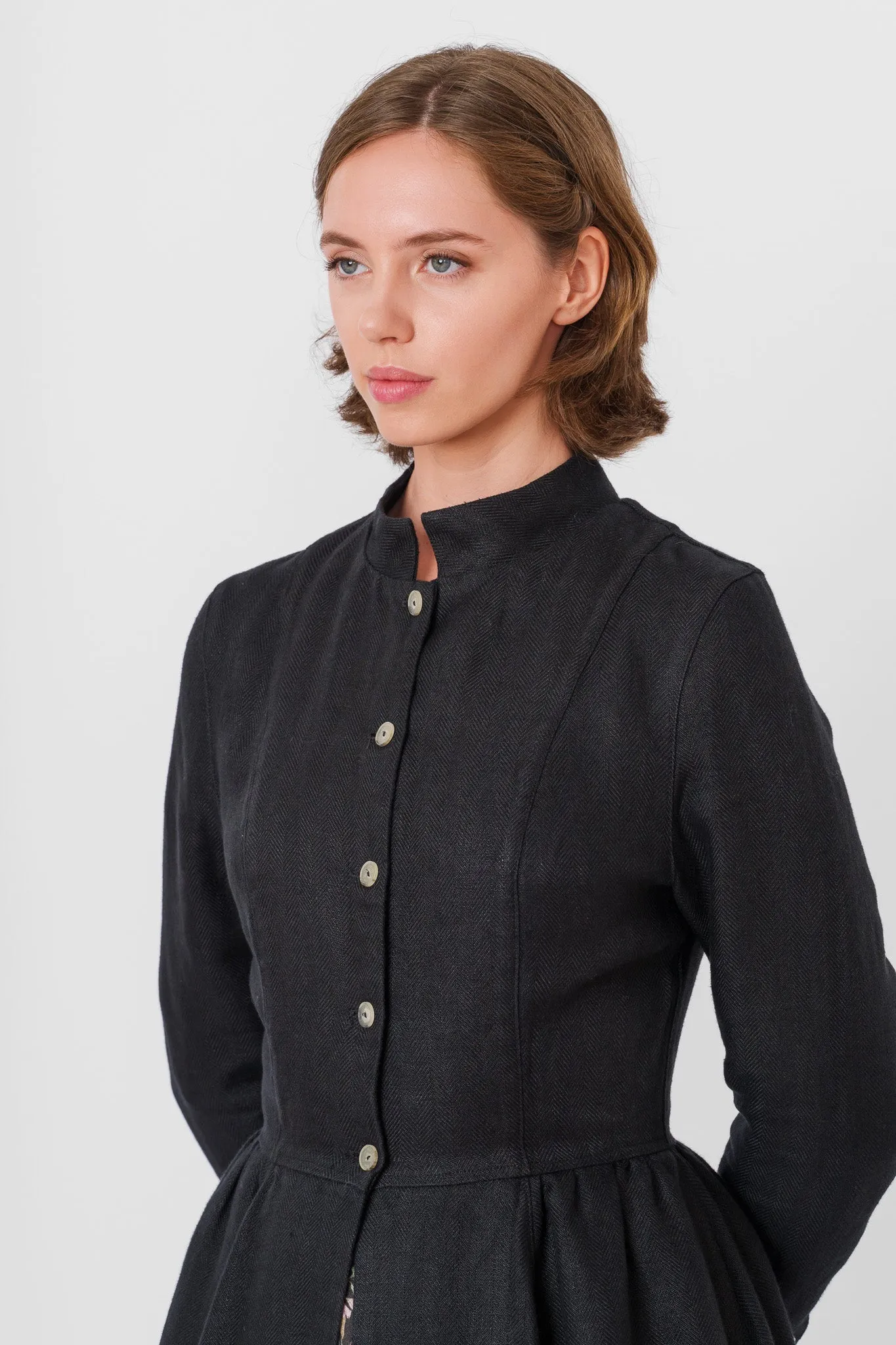 Victorian Coat, Twill Linen