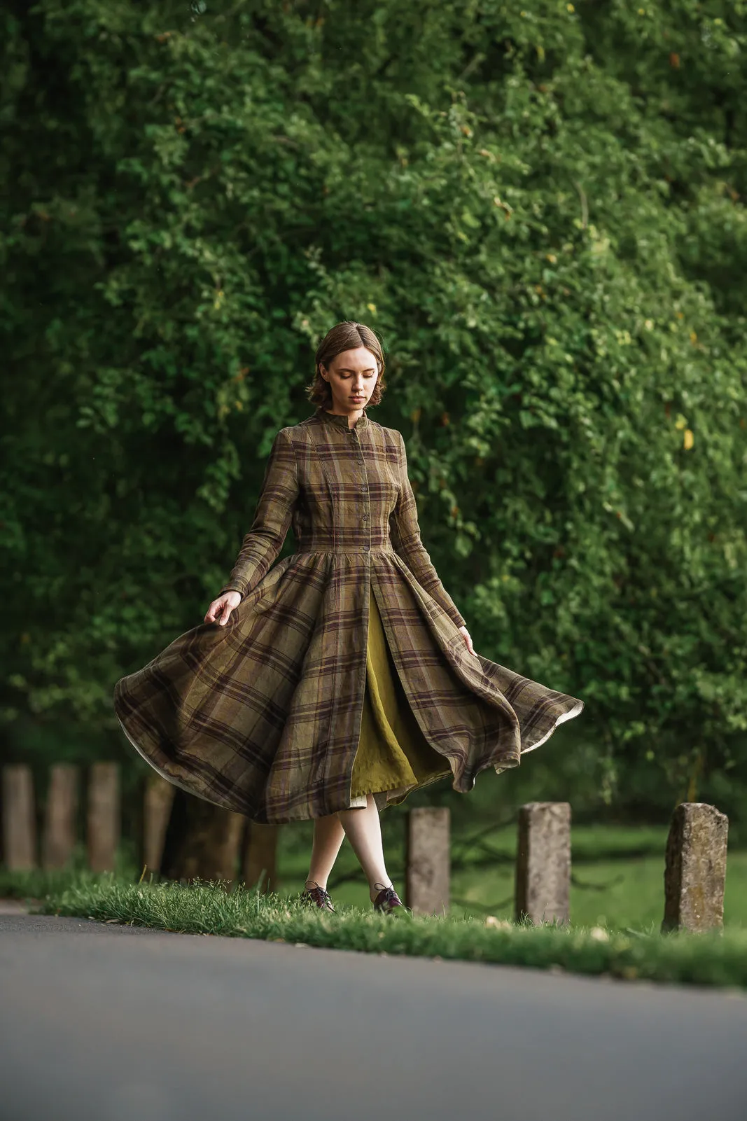 Victorian Coat, Twill Linen