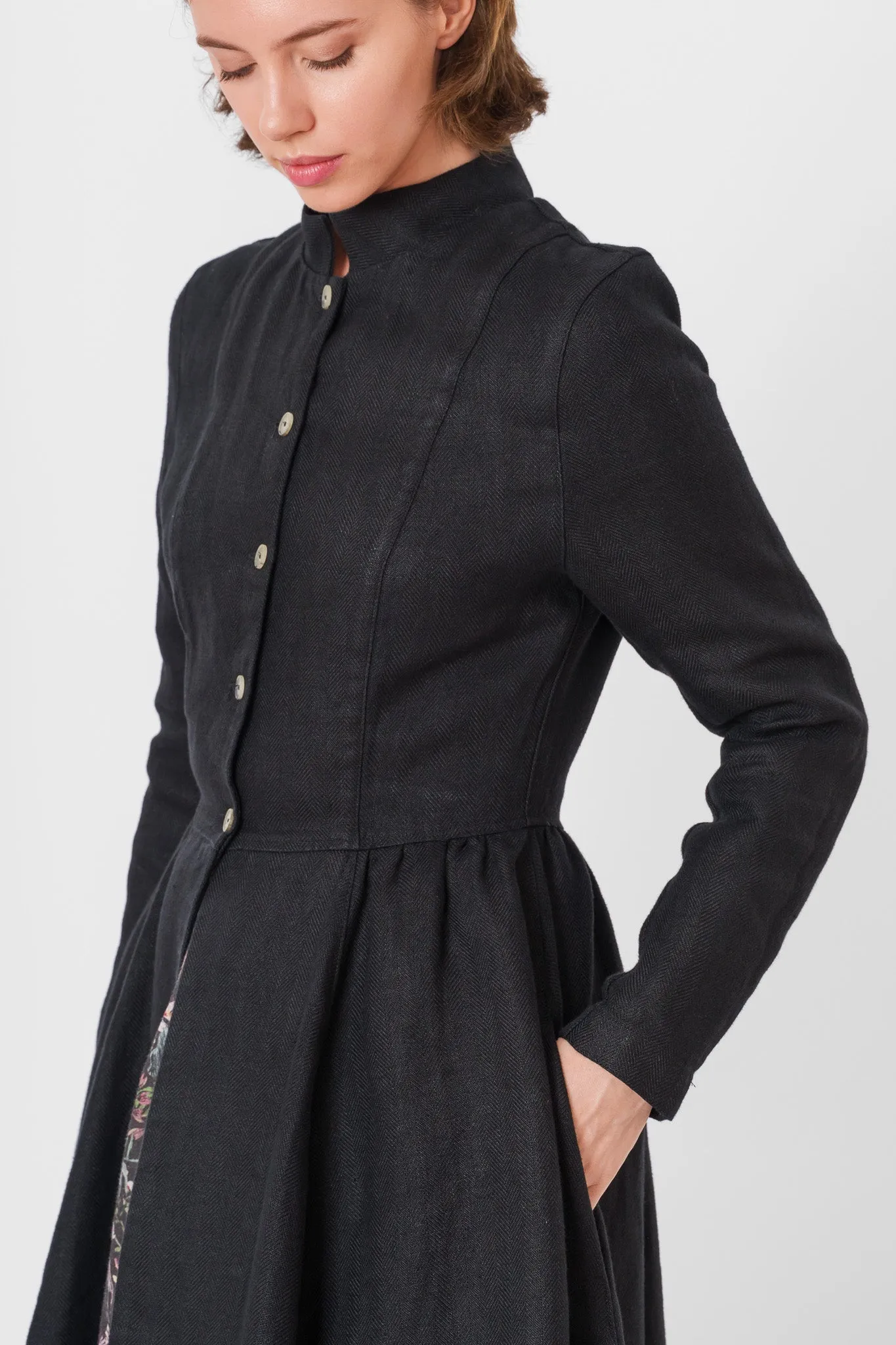 Victorian Coat, Twill Linen