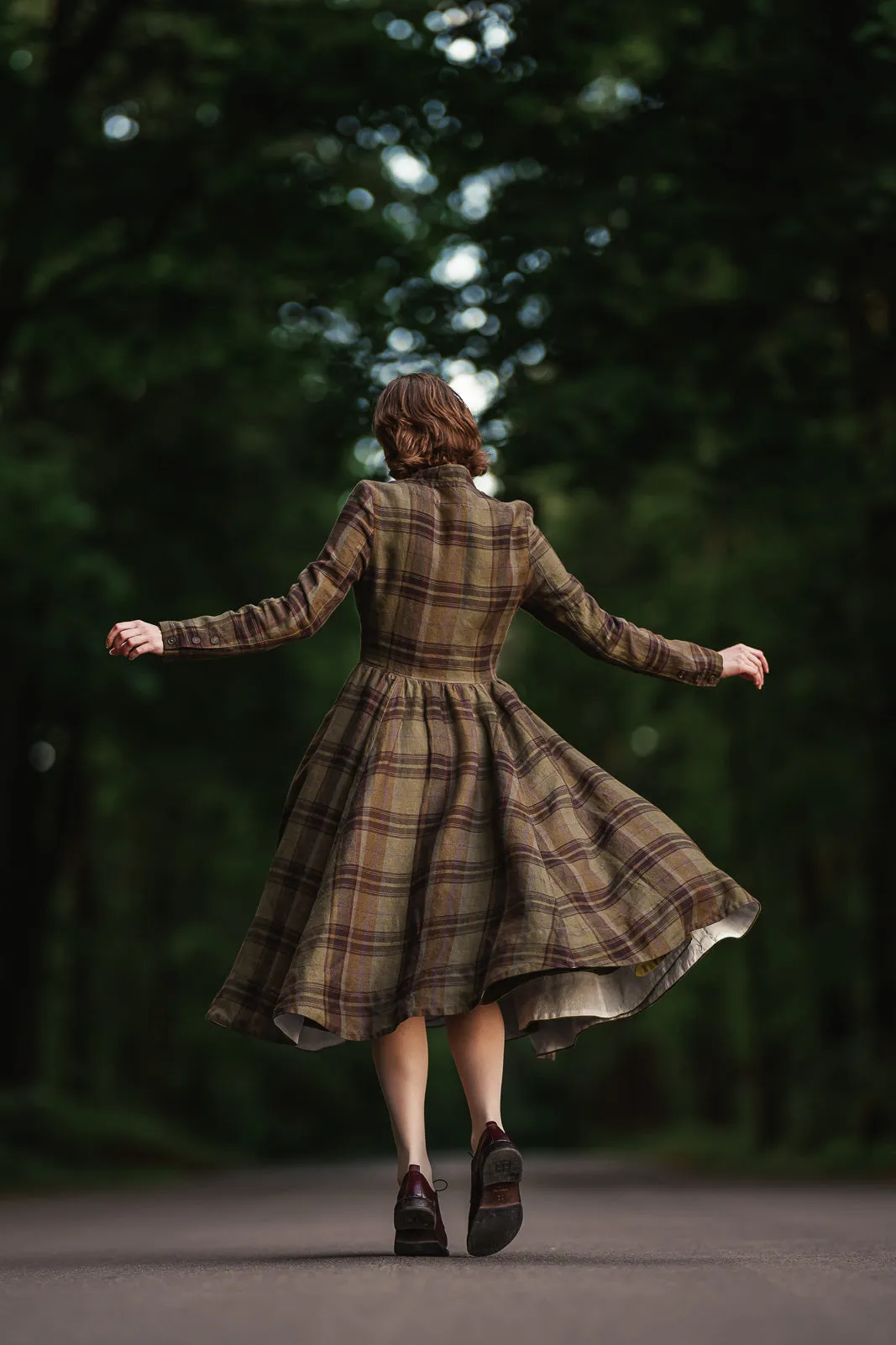 Victorian Coat, Twill Linen