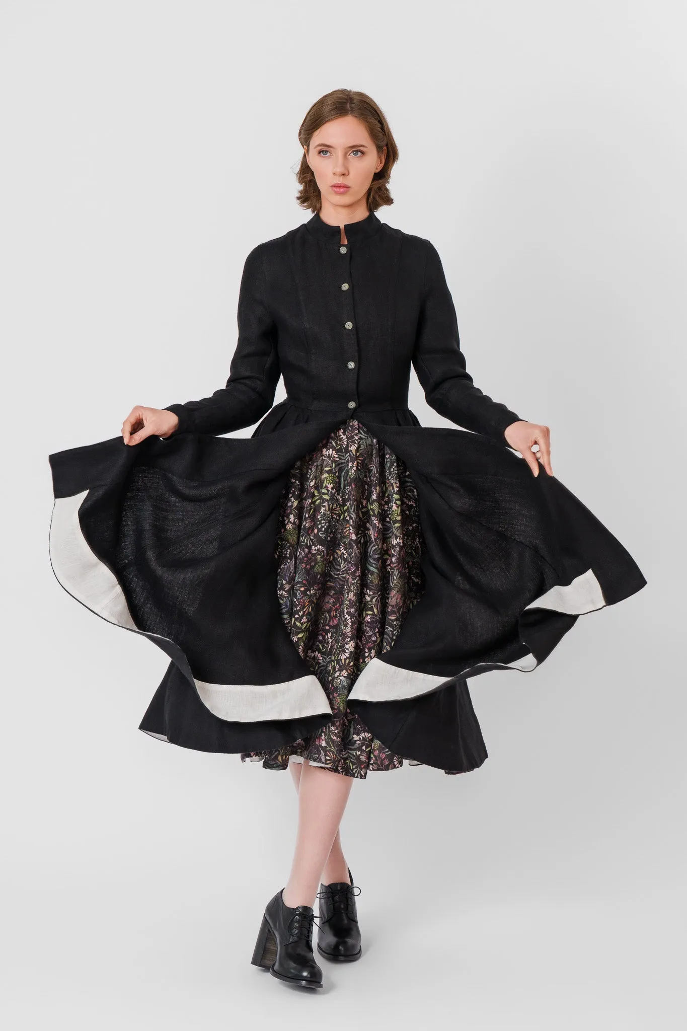 Victorian Coat, Twill Linen