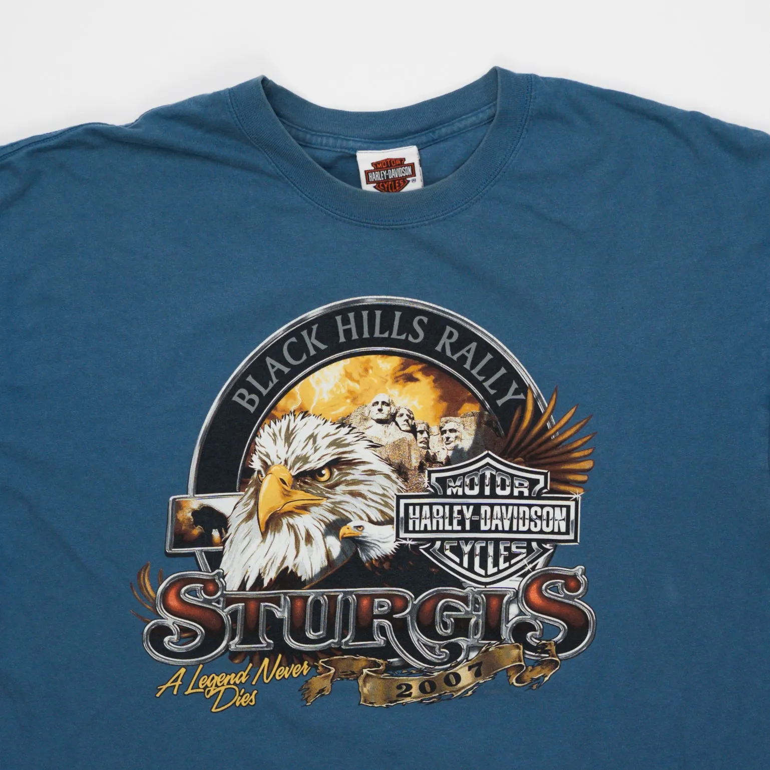 Vintage '07 Harley Davidson x Sturgis Black Hills Rally Tee (L)