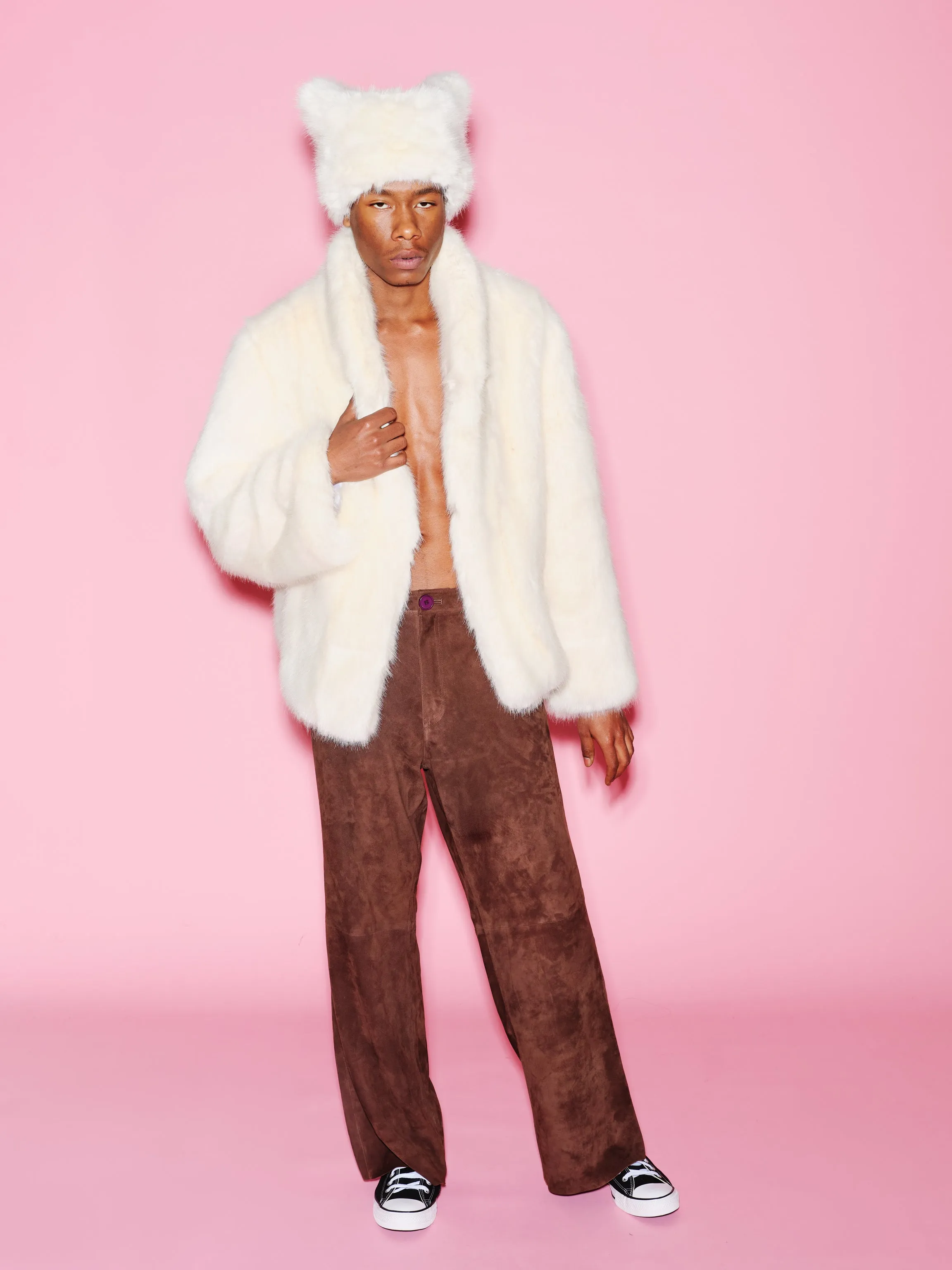 VIOLET GETTY - UNISEX FAUX FUR JACKET