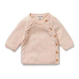 Wilson and Frenchy Organic Knitted Kimono Cardigan - Fairy Floss