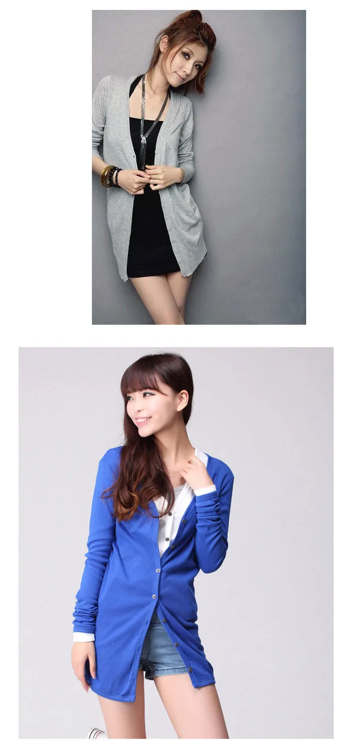 Winter Knitted Sweater Open Stitch Long Sleeve