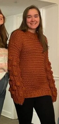 Winter Warm Chunky Crocheted Sweater