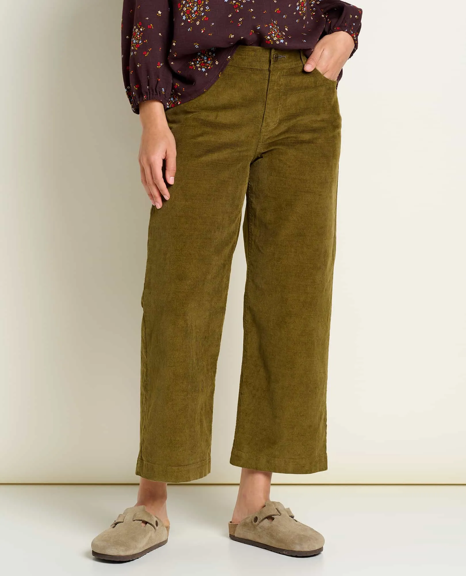 Women's Karuna Cord Wide Leg Pant